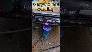 Sony FM not working  Sony tuner problem repair Call us for repair 7678486507 [upl. by Frere]