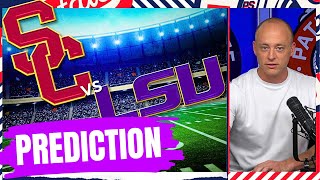 LSU vs USC  Josh Pates Preview amp Prediction [upl. by Oloapnaig651]