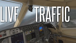 XPlane 11  Live Traffic  Realtime Traffic  Free Addon  Plugin [upl. by Yelhak366]