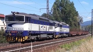 ZSSKC 756 008756 002 komen door Nezbudská LúčkaStrečno [upl. by Lirbaj]