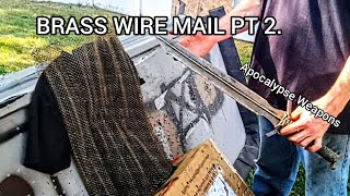 Apocalypse Weapons Vs Brass Wire Mail  Testing Homemade Armor PT2 [upl. by Pazice]