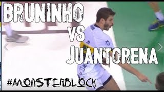 Bruninho VS Juantorena MonsterBlock [upl. by Leunamnauj]