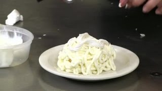 How to Make Fondant Spaghetti  Fondant Designs [upl. by Adnola]