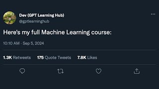 Free Machine Learning Course For Beginners  Learn ML In 2024 [upl. by Grimes771]