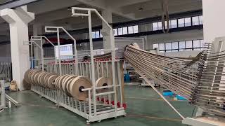 Automatic spiral 24layers max thickness 15mm large size paper tube making machine [upl. by Dibb189]