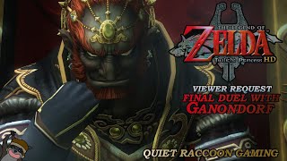 The Legend of Zelda Twilight Princess HD Wii U Viewer Request  Final Duel With Ganondorf [upl. by Irmina]