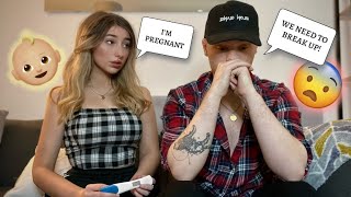 PREGNANCY PRANK ON BOYFRIEND  He Almost Broke Up With Me [upl. by Woodcock327]