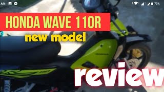 Honda wave 110r new model 2018 complete review [upl. by Aileahcim]