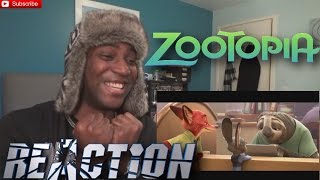 Zootopia Official Sloth Trailer 1 2016  Disney  REACTION [upl. by Bearce]