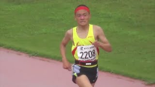 全国中学陸上2016 男子1500m決勝 [upl. by Dyun]