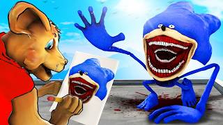 Do Not Draw SHIN SONIC In GMOD Garrys Mod Sandbox [upl. by Goldston]