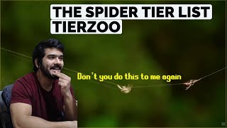 The Spider Tier List TierZoo CG Reaction [upl. by Burt410]