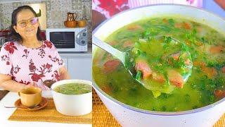 CALDO VERDE COM MANDIOCA  A MELHOR RECEITA QUE VOCÊ JÁ VIU [upl. by Lucy]