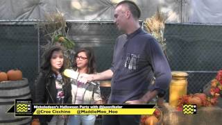 Cree Cicchino amp Madisyn Shipman  Nickelodeons Halloween Party  AfterBuzz TV [upl. by Eizzo]