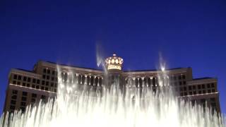 Amazing Water Fountains Show Hotel Bellagio Las Vegas [upl. by Daffie511]