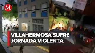 Reportan balacera en Villahermosa Tabasco fueron petardos aclara secretario de Seguridad [upl. by Eriuqs623]