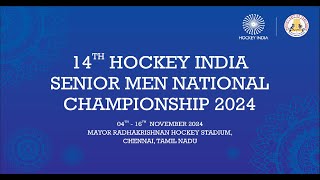 14th HOCKEY INDIA SENIOR MEN NATIONAL CHAMPIONSHIP 2024 MAYOR RADHAKRISHNAN HOCKEY STADIUMCHENNAI [upl. by Anitnegra]