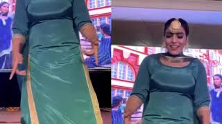 Girls in Blue SatinSilk Dance with Punjabi Song [upl. by Kesia]