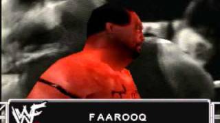 WWF Smackdown 1 Faarooq Entrance [upl. by Pancho]