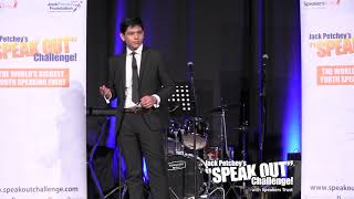 Walid Ahmed Nadeem Third Jack Petchey’s “Speak Out” Challenge KCampW Regional Final 201819 [upl. by Eedyah]