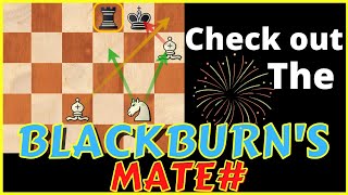 Blackburnes mate  CHECKMATE PATTERN  shorts​ Blackburnes mate CheckMatePattern​ Chess [upl. by Gnal19]