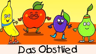 Das Obstlied  Kinderlieder zum Lernen [upl. by Lexis]