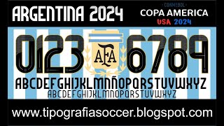 Tipografía Argentina 2024 FREE DOWNLOAD [upl. by Ennahgem]