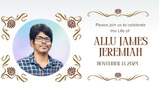 Allu James Jeremiah Funeral Service II 13 Nov 2024 II [upl. by Sialac]