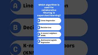 Which algorithm is used for collaborative filtering in ML [upl. by Asile]