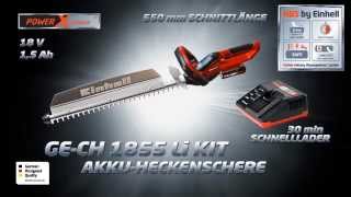 Einhell GECH 1855 Li Kit Power XChange AkkuHeckenschere [upl. by Madi]