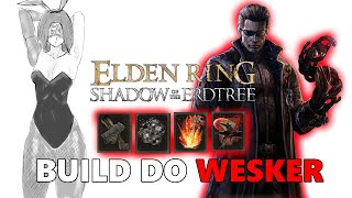 Elden Ring com a BUILD DO WESKER SHADOW OF THE ERDTREE ENFRENTANDO A MALENIA [upl. by Chally]