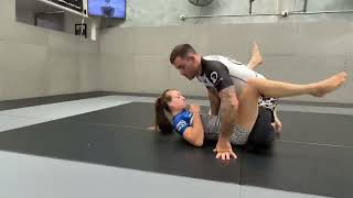 Arm in Guillotine Defence from Closed Guard [upl. by Kho]