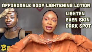 BUDGET FRIENDLY BODY LIGHTENING LOTION THAT WILL GIVE YOU 23 SHADES LIGHTER WITHOUT SIDE EFFECTS [upl. by Helene]