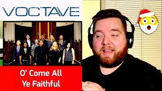 Voctave  O Come All Ye Faithful  Jerod M Reaction [upl. by Devora]