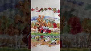 bucilla autumnonthefarm crossstitchaddict crossstitch [upl. by Seaman]