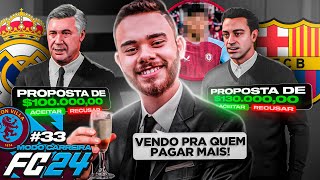 FC24  VENDEMOS O JOGADOR MAIS COBIÇADO DO TIME MODO CARREIRA EP33 [upl. by Neibart]