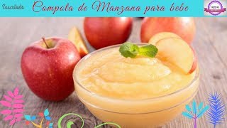 Compota de Manzana para Bebes  Recetas Infantiles [upl. by Oni827]