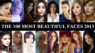 The 100 Most Beautiful Faces of 2013 [upl. by Asiole]