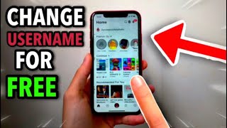 how to change your username on roblox for free mobile [upl. by Ennaeed336]