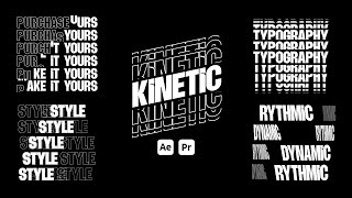 Kinetic Typography  After Effects Tutorial [upl. by Agiaf]