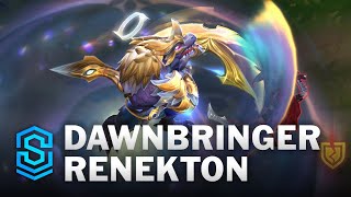 Dawnbringer Renekton Skin Spotlight  PreRelease  PBE Preview  League of Legends [upl. by Kriss]