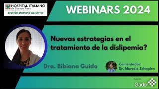 Nuevas estrategios en el tratamiento de la dislipemia Dra Bibiana Guido [upl. by Rehtaef]