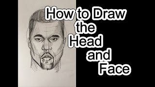 How to Draw the Head and Face 1  Proportions [upl. by Yrrol]