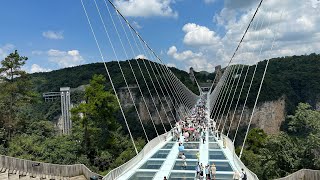 Zhangjiajie Glass Bridge Hunan China [upl. by Namhar428]