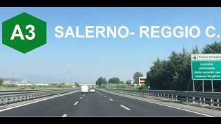 Autostrada A2 SARC  Tratto SalernoBattipaglia ITALY [upl. by Nesta]