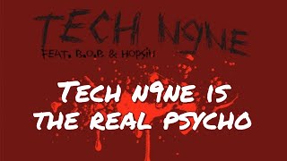 Tech N9ne  Am I A Psycho Feat B o B and Hopsin Official Music Video Reaction [upl. by Barnebas]