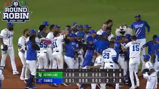 Resumen Estrellas Orientales VS Tigres del Licey Round Robin 17012024 [upl. by Lundin]