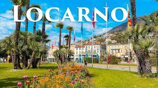 Locarno Switzerland 4K  One of Switzerlands Most Beautiful Cities Travel Vlog [upl. by Ahsienad262]