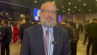 Yehuda Kaploun Trump’s liaison to the Orthodox world at Trump’s watch party  JNS TV [upl. by Nylde]