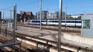 EuroStar Class 374019  374020 Departing St pancras International [upl. by Jamima]